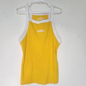 Hollister Mustard Slim Fit Racerback Tank Top Size XS